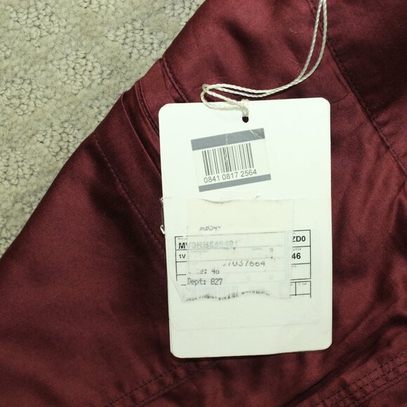 NWT Authentic Valentino Spa Women's Size US 14 Straight Leg 5-Pocket Pintucked - Picture 5 of 12